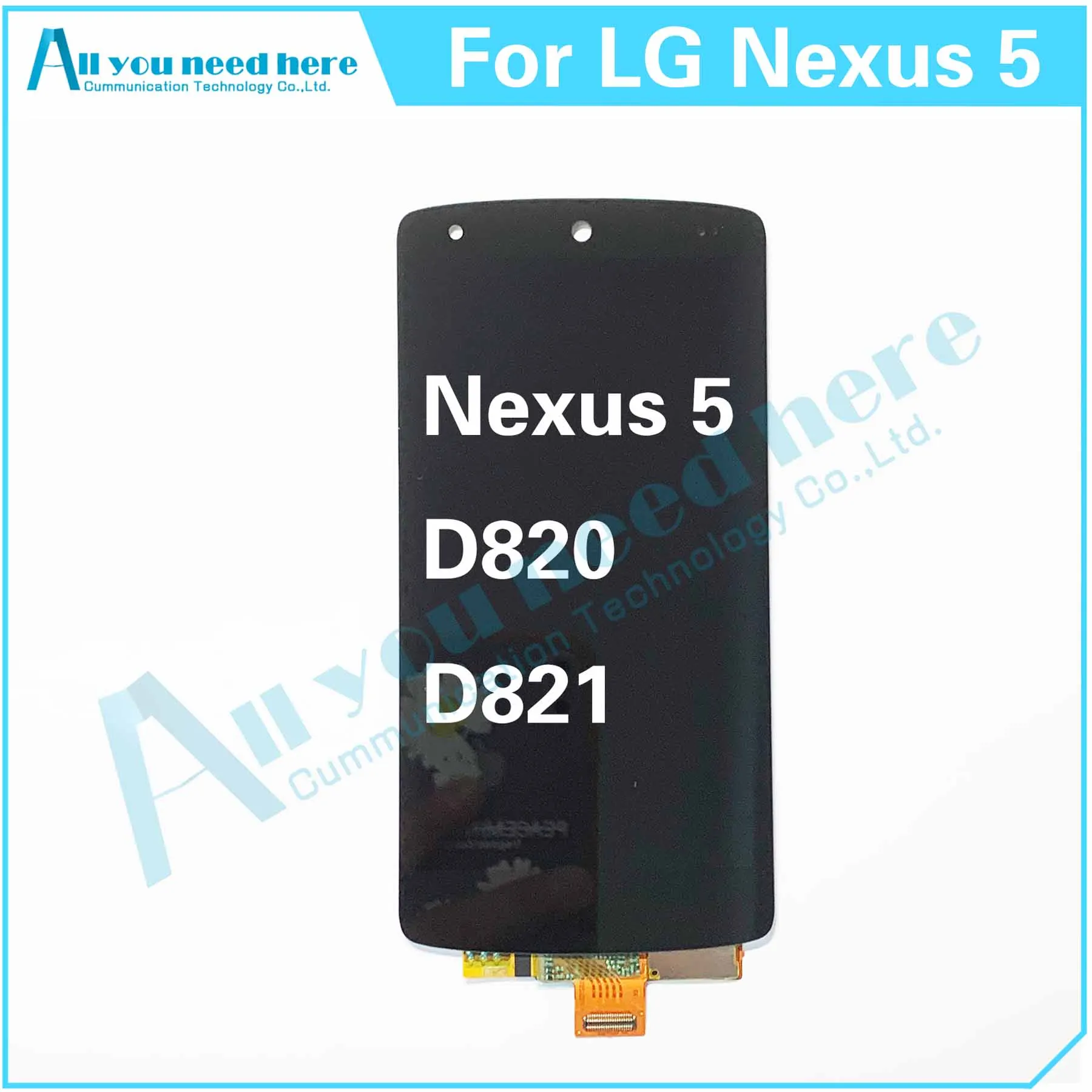 100% Test For LG Google Nexus 5 D820 D821 LCD Display Touch Screen Digitizer Assembly Repair Parts Replacement