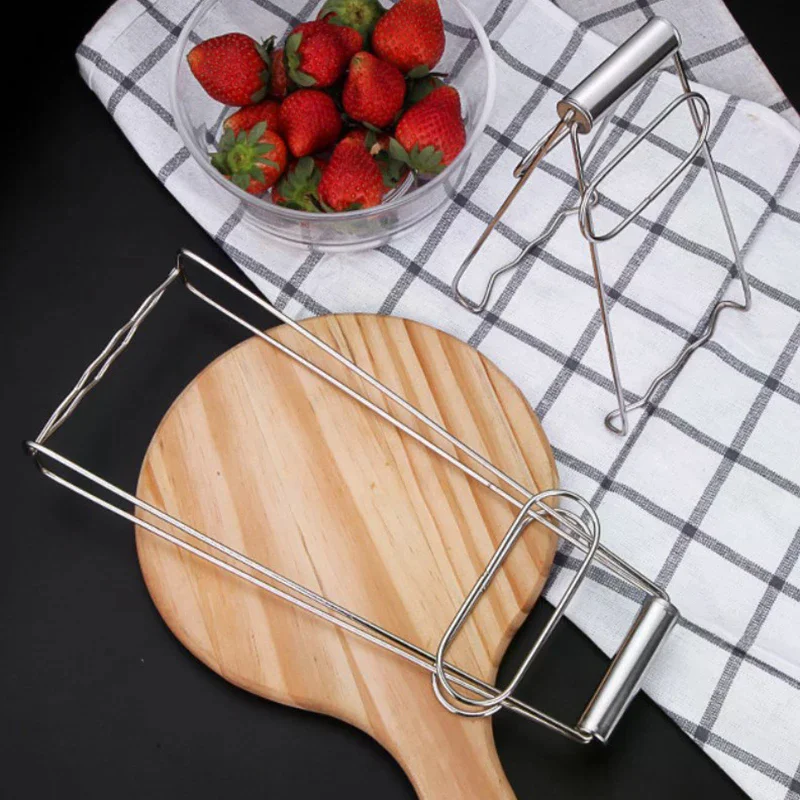 Stainless Steel Foldable Hot Dish Clamp Anti-Scald Bowl Clip Plate Pot Gripper Kitchen Utensil Holder Kitchen Tool