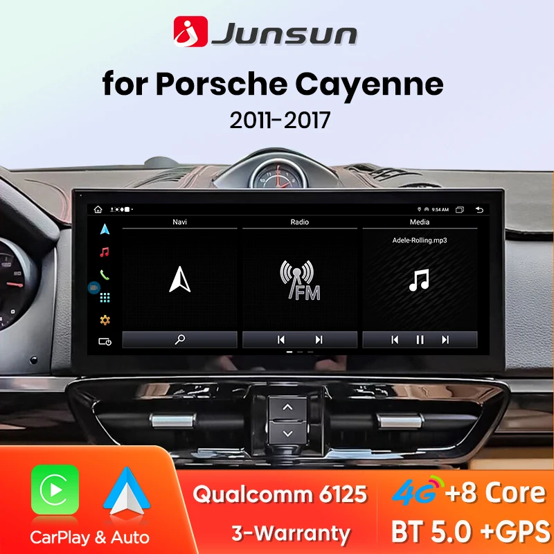 Brezžični CarPlay avtoradio za Porsche Cayenne GPS