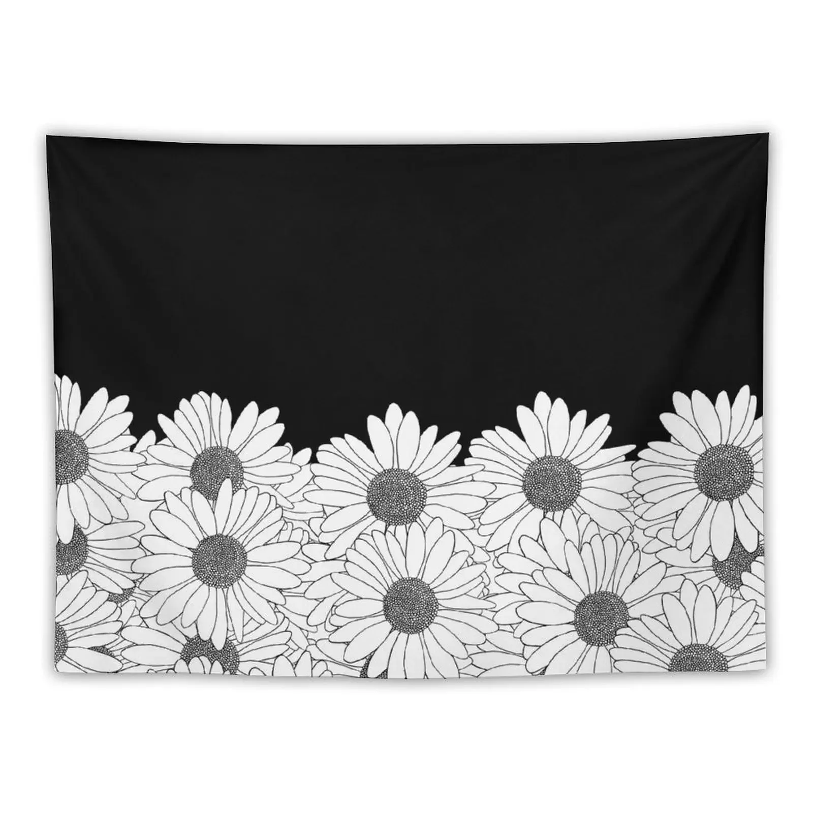 Daisy Boarder Tapestry Decorations For Your Bedroom Tapete For The Wall Mushroom Tapestry