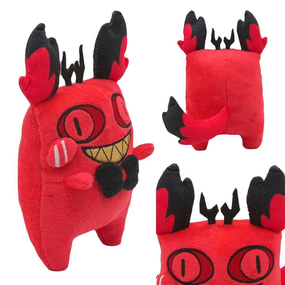 20CM Alastor Plush Plushies Cartoon Hell Inn Cosplay Role Play Figurine Props Gifts Fantasy Halloween Carnival Party Mascot