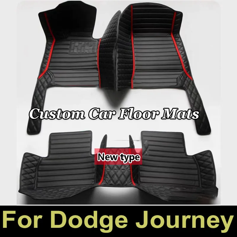 Car Floor Mats For Dodge Journey 2009 2010 2011 2012 2013 2014 2015 2016 2017 2018 Custom Auto Foot Pads Interior Accessories