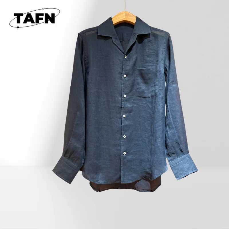

Women's Shirt Classic Button Blouse Women's Checked Shirt Oversized Soft Flannel Blouse Cotton Long Sleeve חולצות נשים AH0138