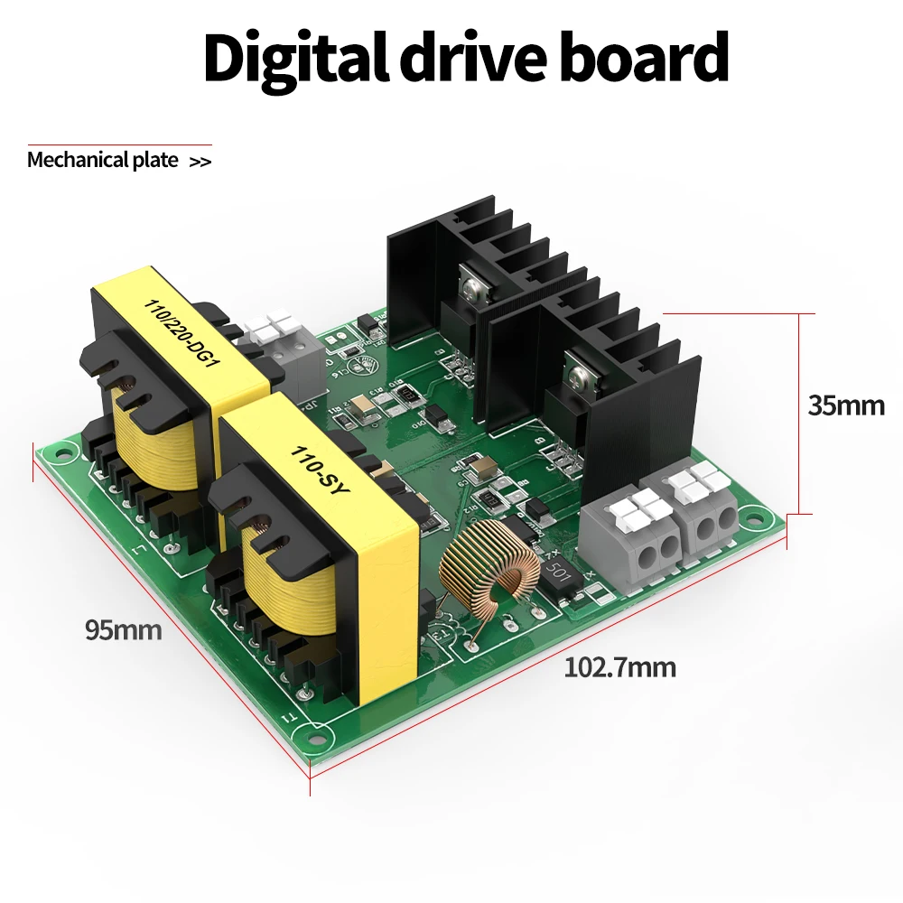 Granbo-Kit de limpieza ultrasónica DIY, 60-900W, 40kHz, 110V/220V, juego de transductor de placa de accionamiento mecánico