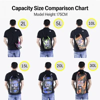2/5/10/15/20/30L Outdoor Camouflage Waterproof Portable Rafting Diving Dry Bag Sack PVC Coated Swimming Bags for River Trekking 5