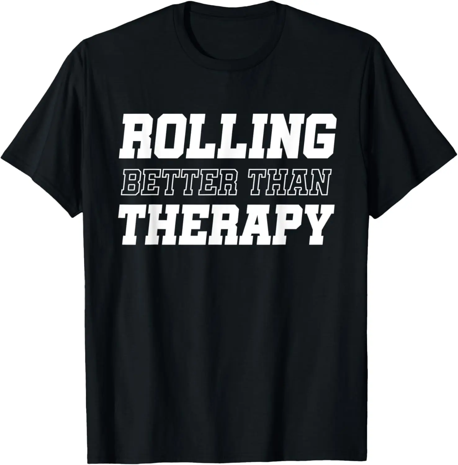 

Футболка-истребитель ММА бразильского джиу-джитсу Rolling Better Than Therapy