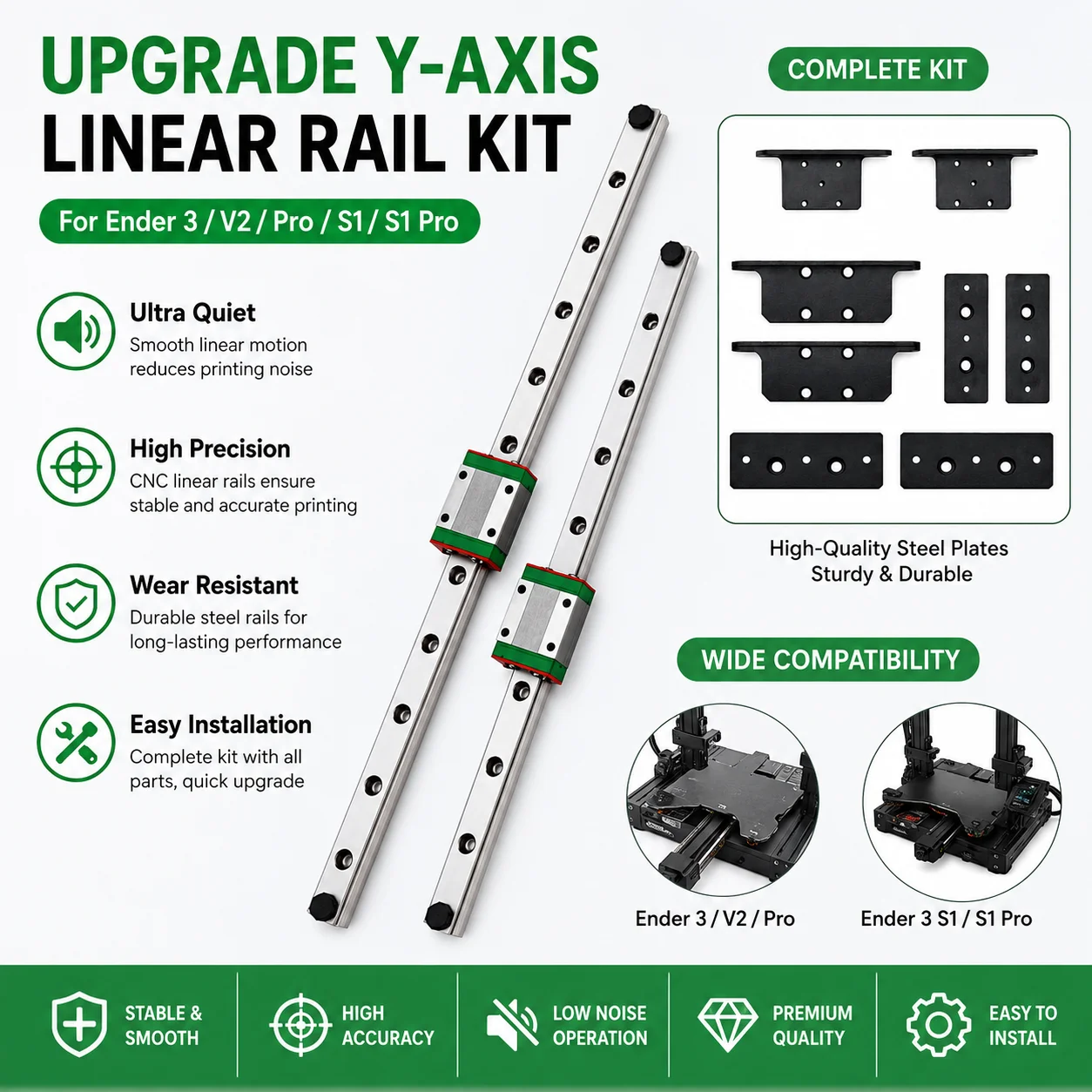 Kit Upgrade Printer 3D Ender 3 - 3D Printing X Axis ulasan dan harga