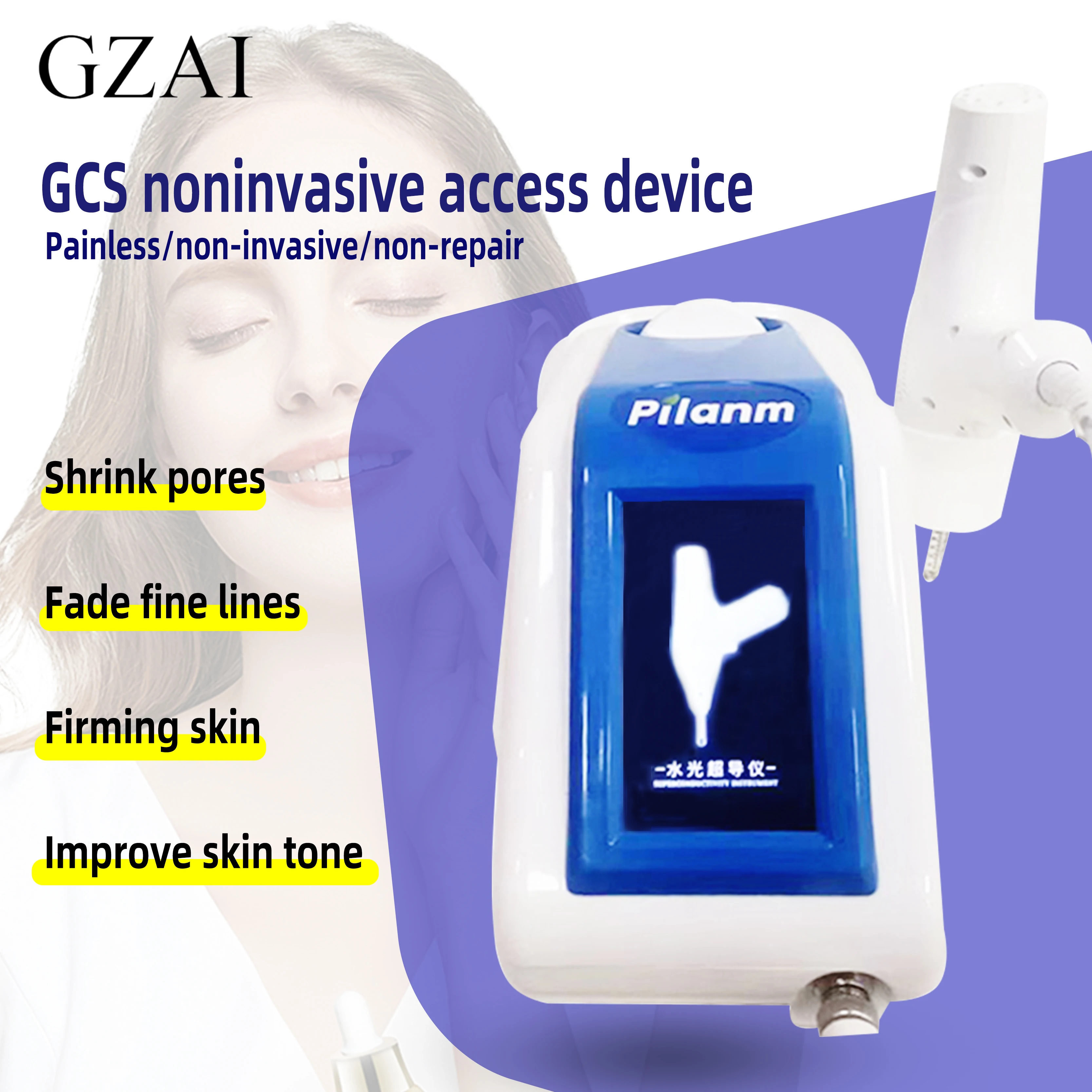 

GZAI Wrinkle Removal Automatic Non Invasive, Painless, and Non Nebulizer