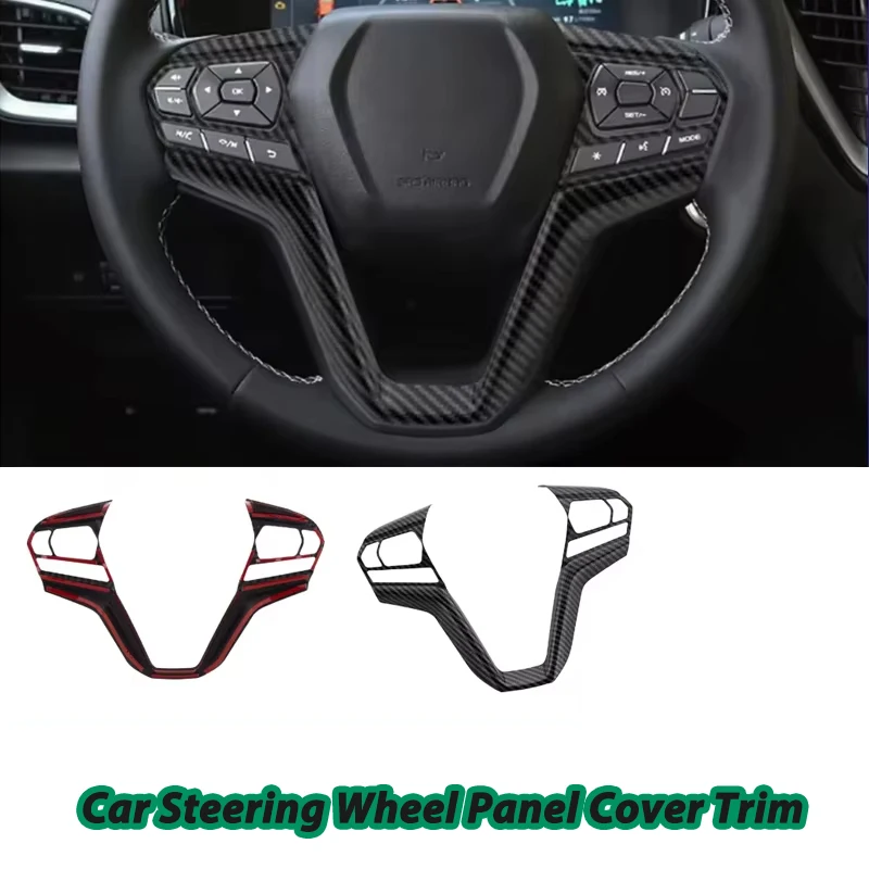 

ABS Car Steering Wheel Panel Cover Trim for Isuzu D-Max Dmax RG 2021-2024 For MU-X MuX RJ 2022-2024 Interior Accessories