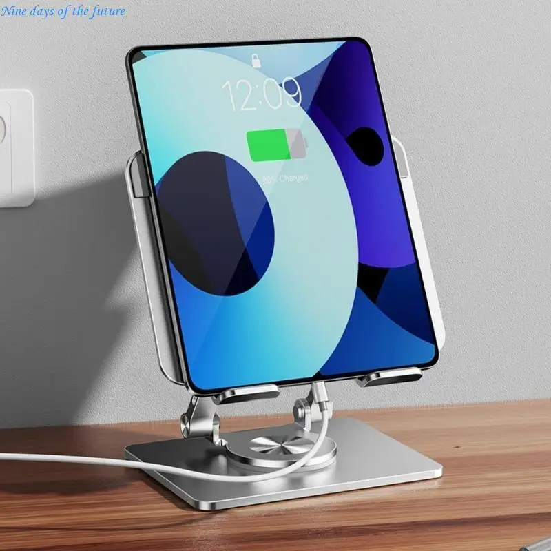 Adjustable Tablet Stand 360 Degree Rotatable Aluminum Alloy Tablets Phone Holder E65A