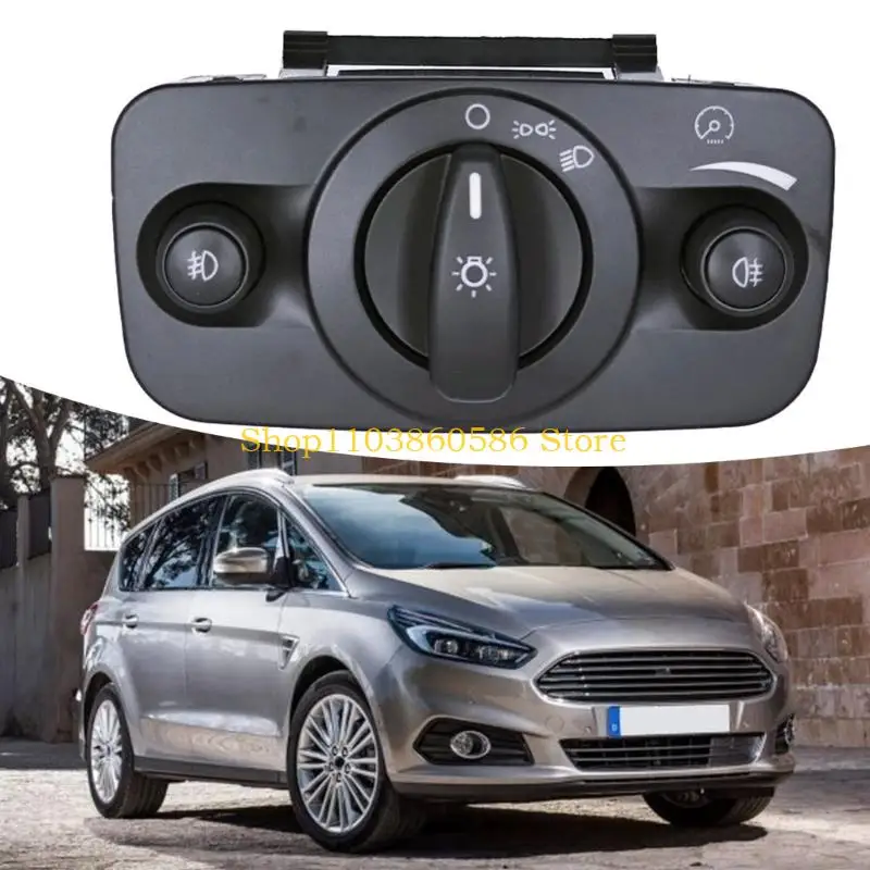 242A Headlamp Control Switches Panel for Dashboard Lighting Repair, Turning Selector, Fog Lamp Buttons, Brightness Adjuster and