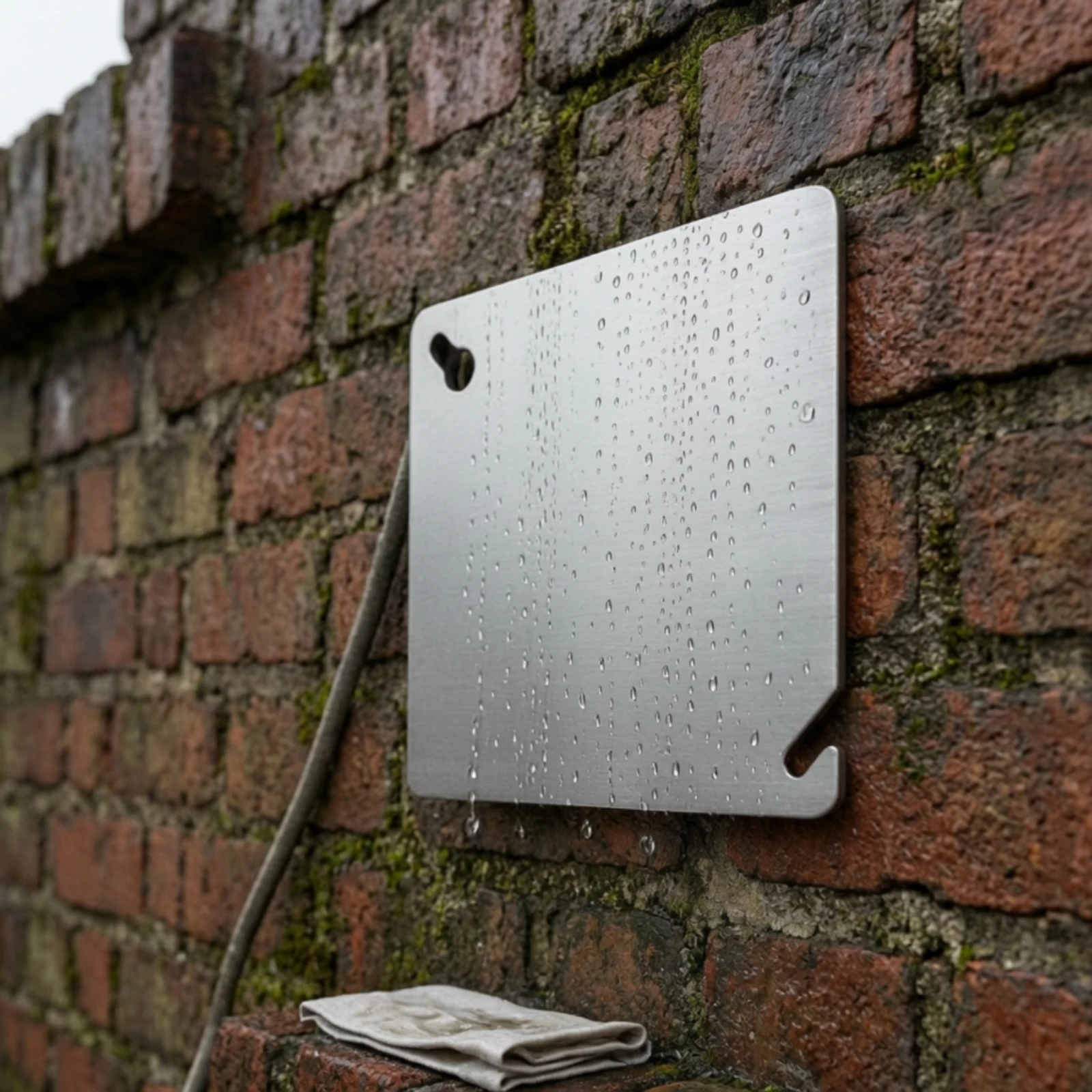 4-Inch Square Electrical Box Cover Metal Flat Blank Electrical Box Cover Solid Easy to Install for Electricians, Home Renovation