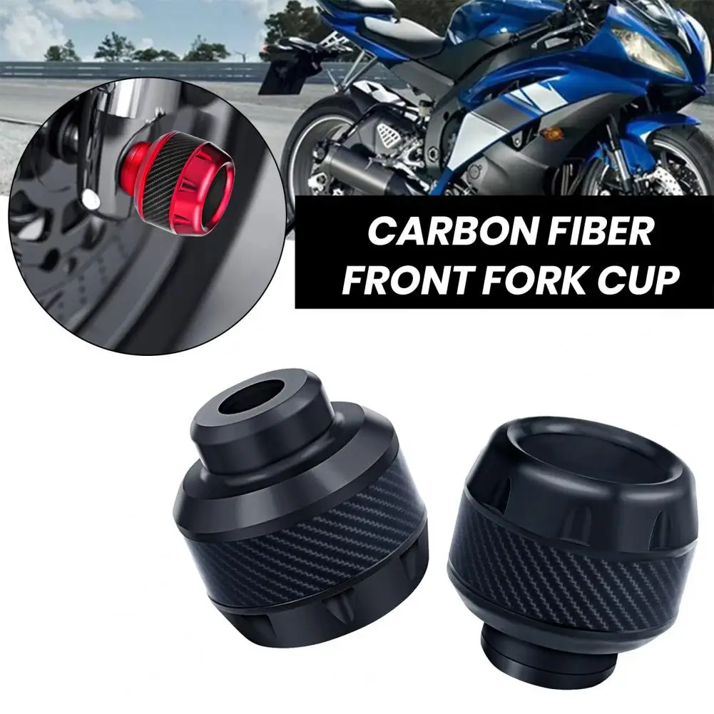 Anti-oxidation Technology Front Fork Cup Universal Motorcycle Frame Slider Aluminum Alloy Front Fork Cup Falling for Motorbike