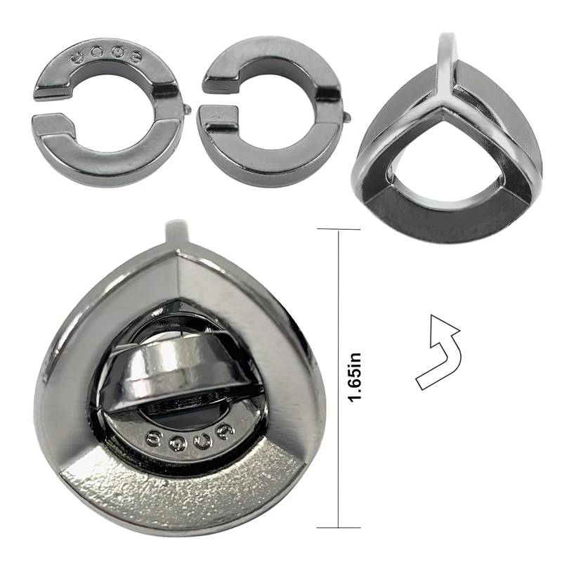 เกมไขปริศนาโลหะ 3 ชิ้น ชุดปลดล็อค ฝึกสมอง แก้ปัญหา สำหรับเด็กและวัยรุ่น ของเล่นเสริมพัฒนาการ