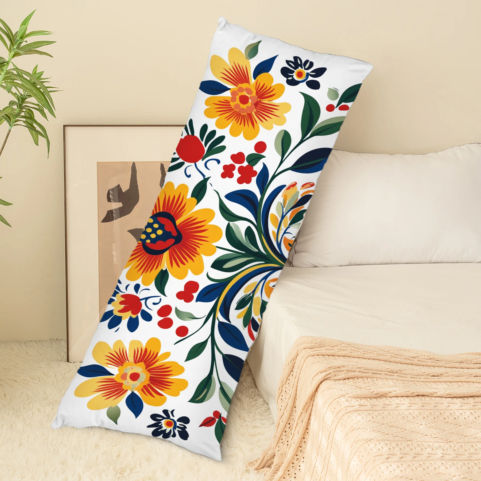 Autumn Winter Essential/Holiday Decoration Ultra Soft Breathable Plush Hidden Zipper Pillow Protector