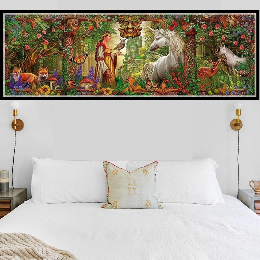 

Big Size Landscape Animal DIY 5D Diamond Painting Full Drill Square Embroidery Mosaic Art Picture of Rhinestones Home Decor Gift