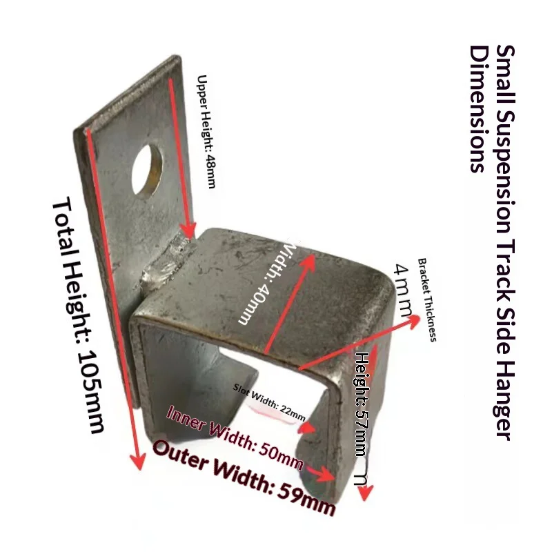 Sliding door guide wheel positioning wheel pulley bracket track suspension track fixed suspension bracket suspension wheel sus