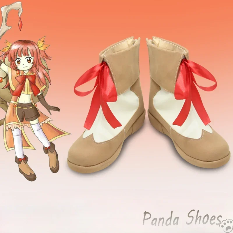 Magia Record Akino Kaede Cosplay Shoes Anime Puella Magi Madoka Magica Cos Long Boots Cosplay Costume Prop Shoes for Halloween