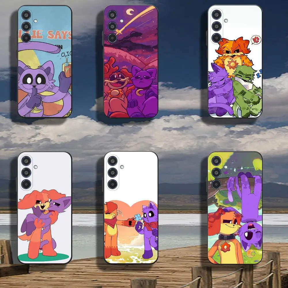 C-Catnap and D-Dogday Pin Silicone Phone Case For Samsung Galaxy A53 A73 Cover TPU Protective Soft Cat Para Funda