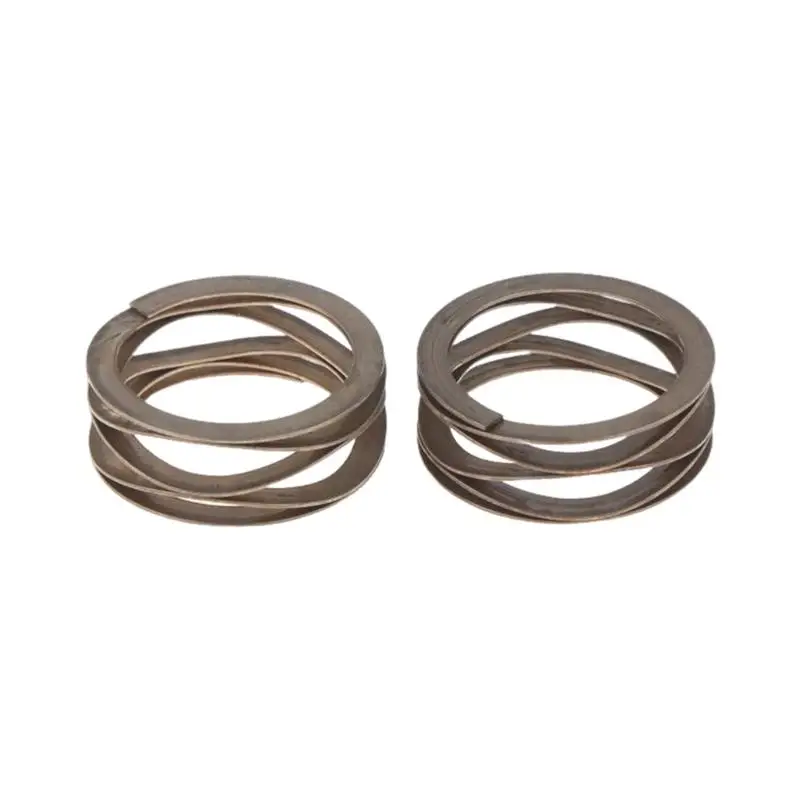 Spring Washer Replacement Part 2 Piece Metal Open Profile Spring Set for Repair and Maintenance Work, Spare Parts for Care D2RD