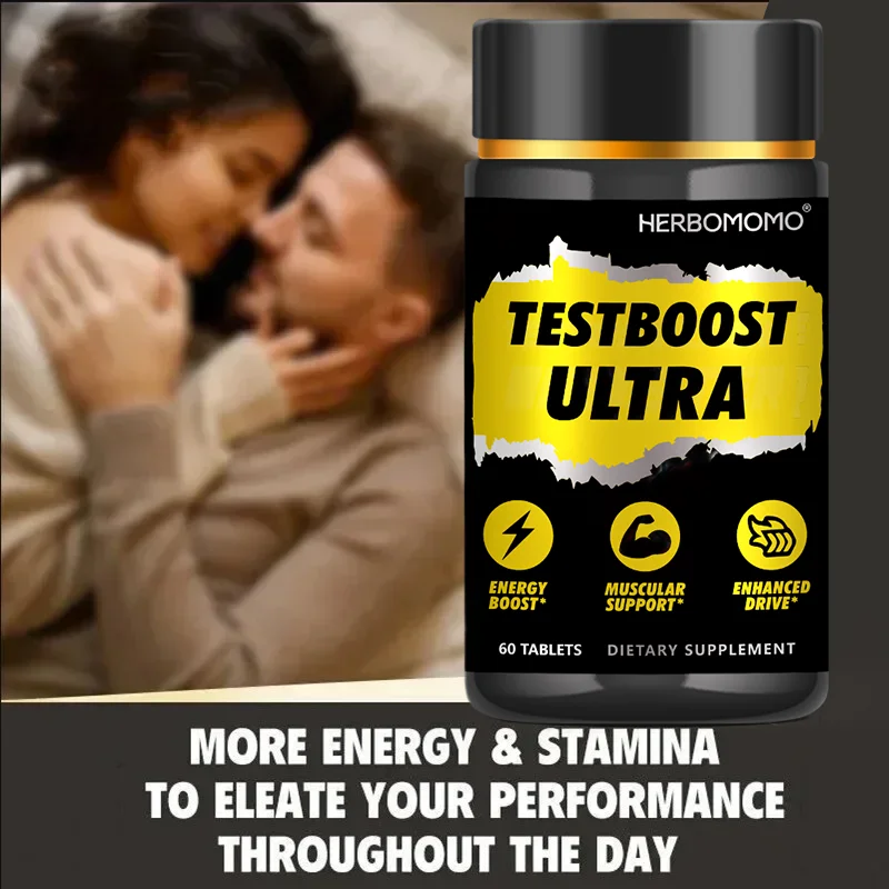 60Pcs HERBOMOMO Nutrition Testboost Capsules - Stamina & Strength, Performance & Energy,