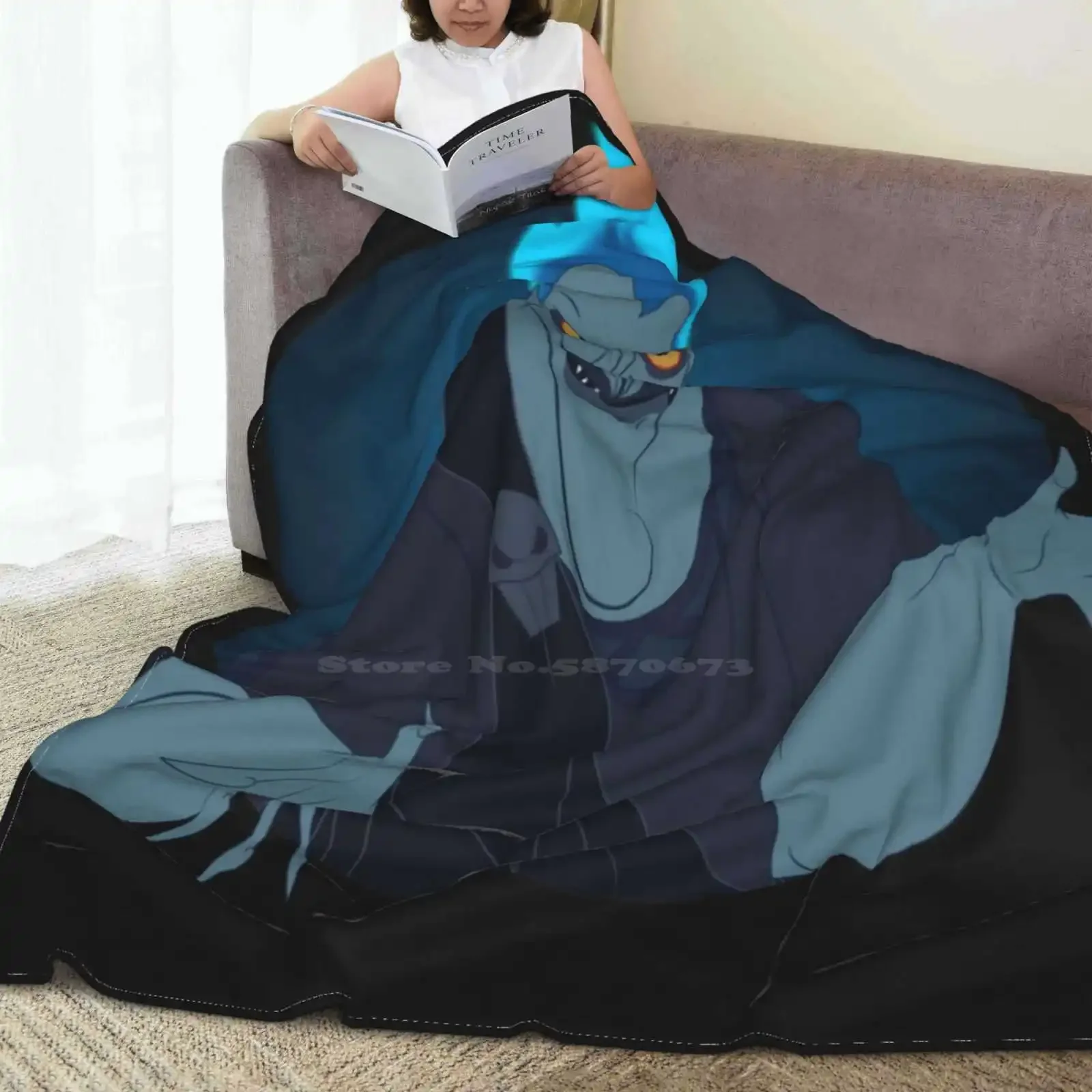 Hades All Sizes Soft Cover Blanket Home Decor Bedding Hades Of Hercules Villains Zeus Greek God Cartoons Movies