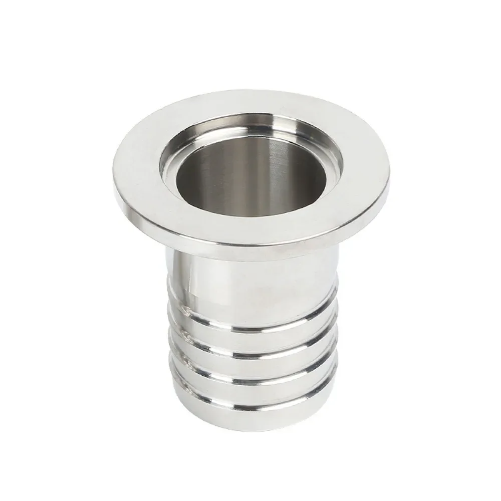 6 8 10 12.7 16 20 25 32 38 40 50 mm Hose Barb KF 10 16 25 40 50 Clamp 304 Stainless Steel Sanitarry Vacuum Fitting Home Brew