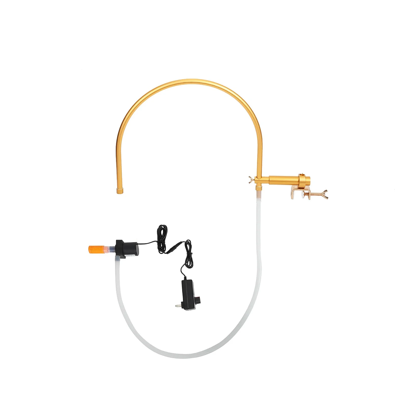 

Modern Style Metal Accessories Loop Bending Salon Shower with Water Circulation Pump Hair Salon Accessories