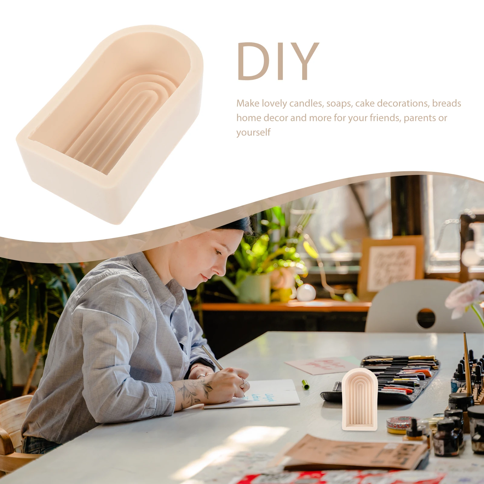 

Scented Mold for Candles Molds Silicone Moulds Decorate Handmade Silica Gel