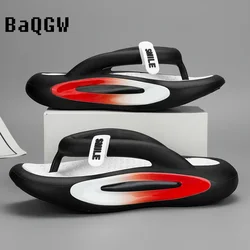 Fashion Design Men's Casual Platform Non-slip Flip Flops Shoes Summer Bathroom Home Slippers Women's EVA Indoor Slides Sandals