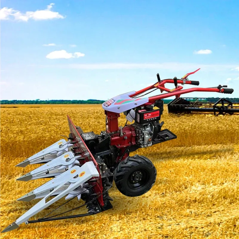

Hot Selling Corn Power Tiller Mini Grass Harvester