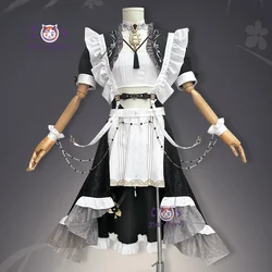 Anime Nu: Carnival Rei Cosplay Costume Sweet Beauty Servant Lolita Dress Accessories Props Halloween Uniform Rei Woman Man Set