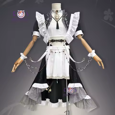 Anime Nu: Carnival Rei Cosplay Costume Sweet Beauty Servant Lolita Dress Accessories Props Halloween Uniform Rei Woman Man Set
