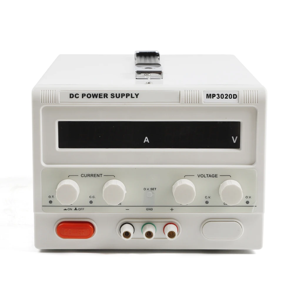 DC Regulated Variable Power Supply, MP3020D, AC110V, 0-30V, 0-20A