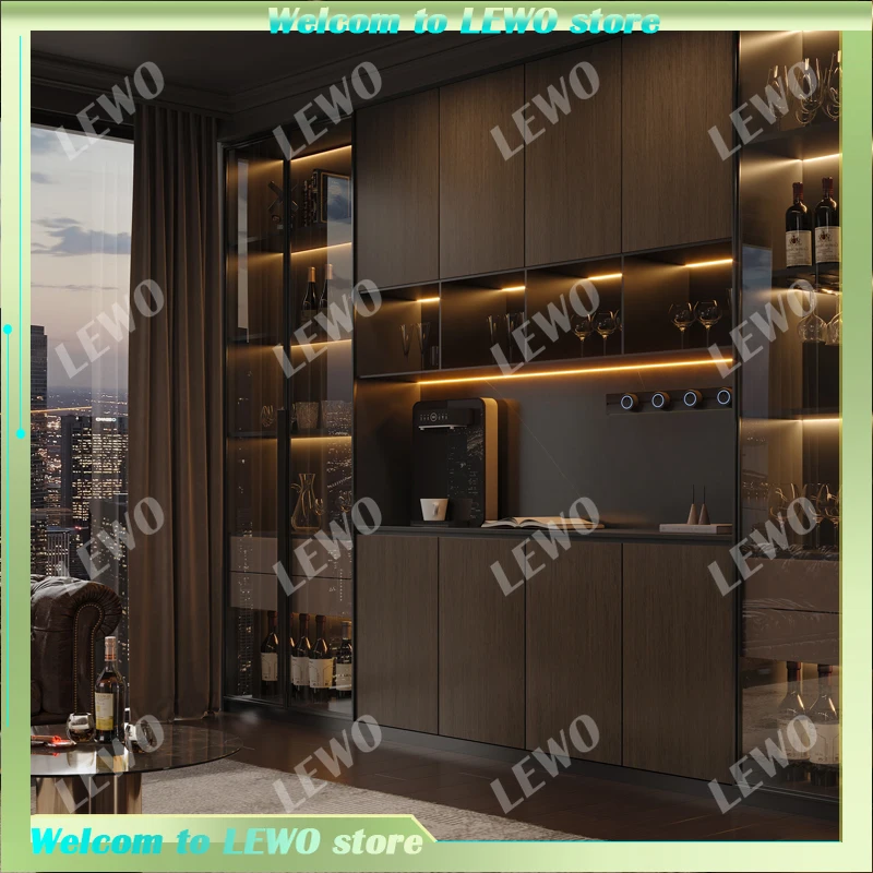 

Luxury Wood Cabinets Storage House Container Organizer Living Room Cabinets Display Wine Bookcase Vitrinas Expositor Furniture