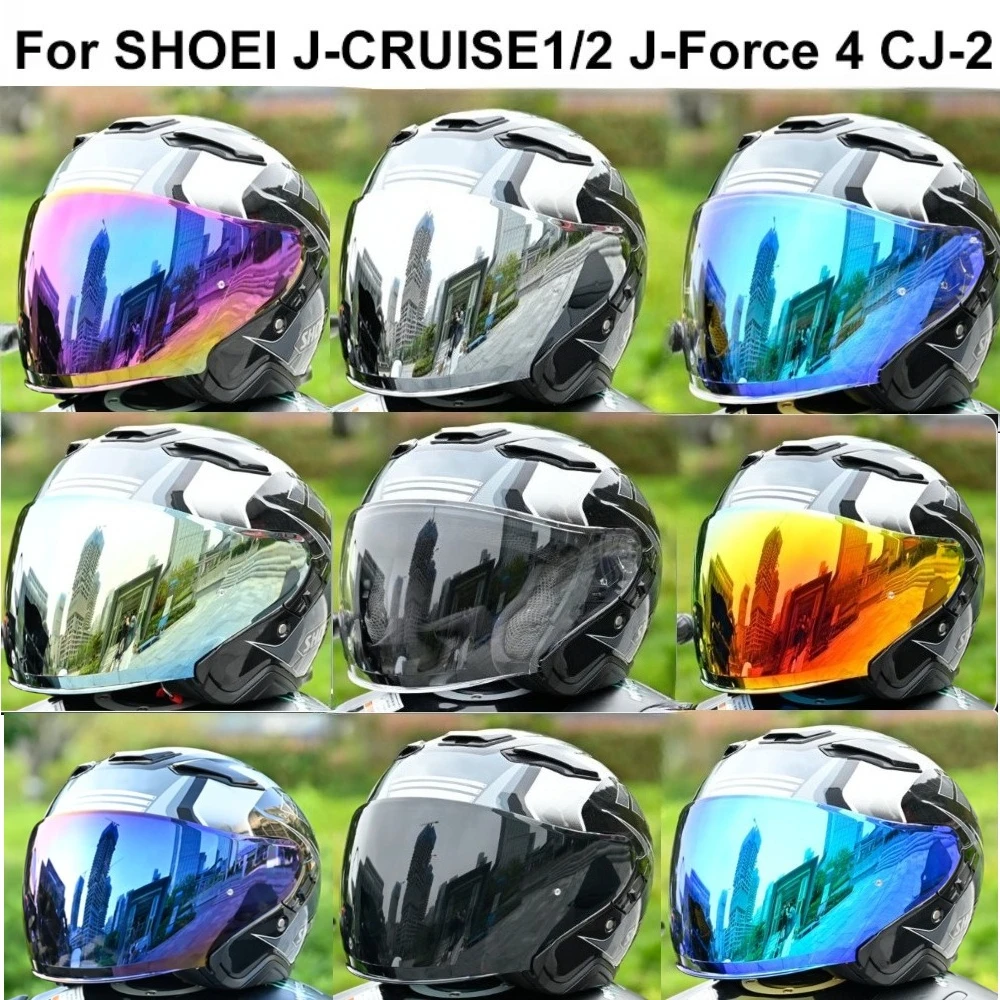 

Helmet Visor for SHOEI J-Cruise 1 J-Cruise 2 J-Force 4 CJ-2 Motorcycle Helmet Lens Open Face Shield Viseria Capacete Moto Glasse