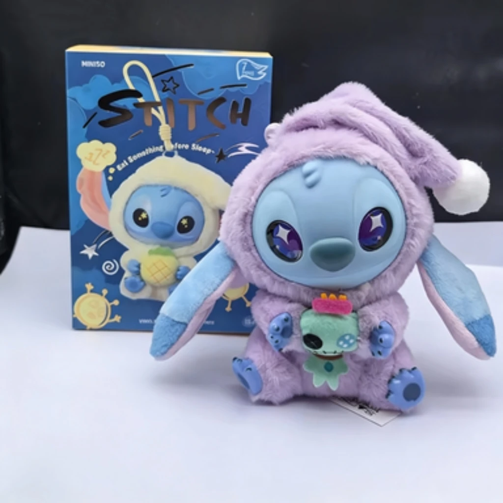 2026 ホットスティッチ 就寝前におやつをシリーズ ビニール製ブラインドボックスバッグ ペンダント かわいいぬいぐるみ ミステリーボックス おもちゃ サプライズギフト