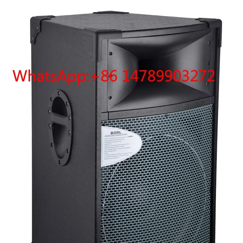E‑1015 15‑Inch High‑Power Wooden Passive Speaker for Stage Meeting Party Square Dance Outdoor Professional Audio Events