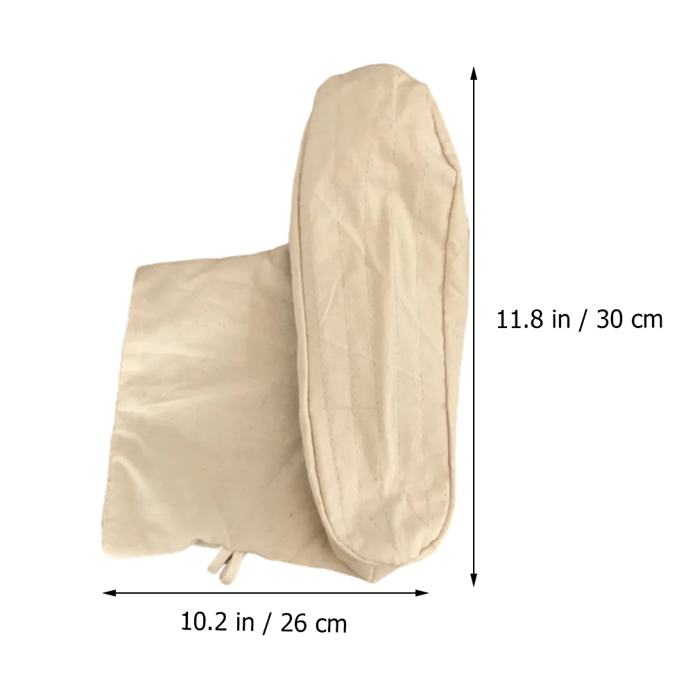 1 زوج 26 سنتيمتر القطن الخالص الدانتيل متابعة احذية المطر غطاء للقدم العرق ماصة مقاومة للرطوبة تنفس طبقة مزدوجة للكبار البيج الحرة #3