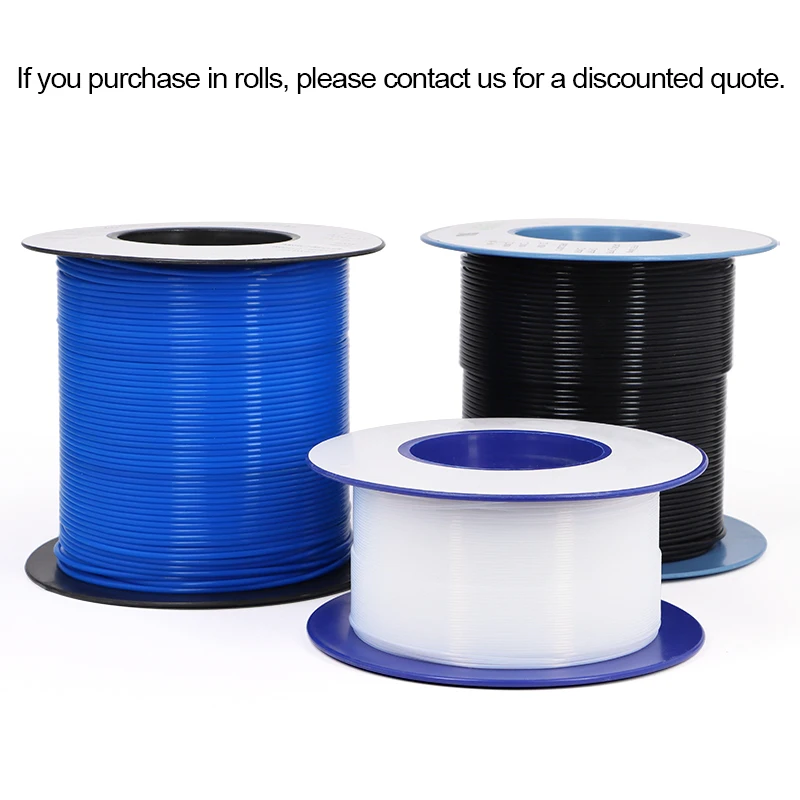 PTFE Tube ID 0.3mm ~ 8.4mm F46 FEP Insulated Capillary Heat Protector Transmit Rigid Pipe Higth Temperature Corrosion Resistance