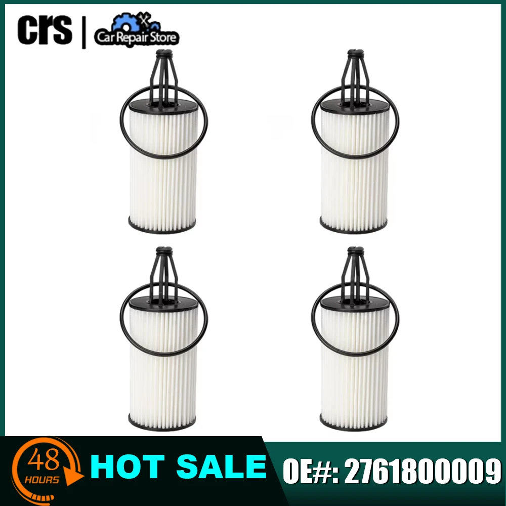 

Масляный фильтр OEM 2761800009 для Mercedes-Benz W221, W212, W218, W166, C350, C216, C204, R231, R172, 2011, 2012, 2013, 2014, 2015, запчасти для автомобилей, 4 шт.