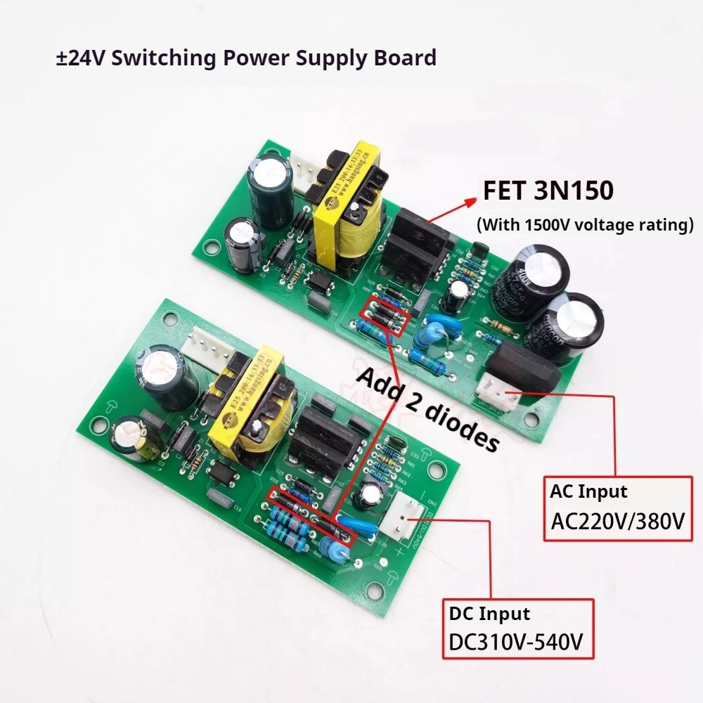 Dual Voltage Welder Power Board Output ±24V Auxiliary Power Board AC220V/380V/DC310V-540V Input Inverter Welder Power Board