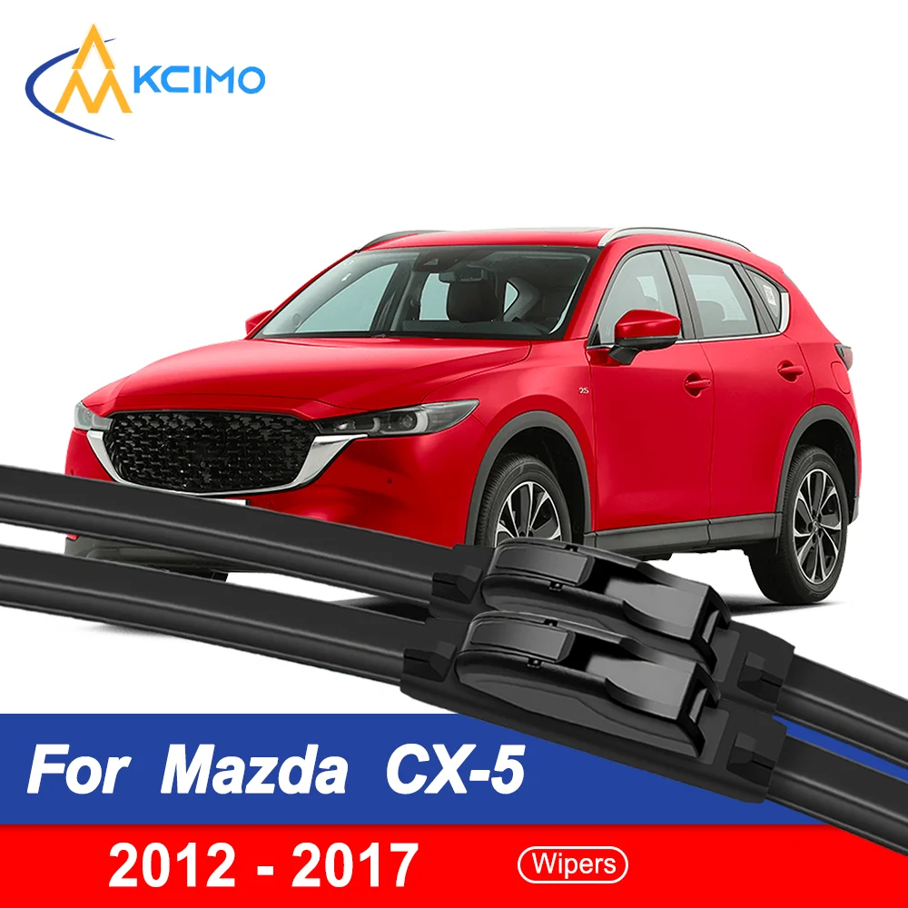 

2PCS Car Front Wiper Blades for Mazda CX-5 KE 2012 - 2017 All-Season Reliable Performance Crystal Clear Visibility & Enhanced