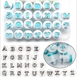 Letter Cake Tool molds Case Digital Fondant Stamp With Cake Chocolate DIY Mould Kitchen Decorating Tools