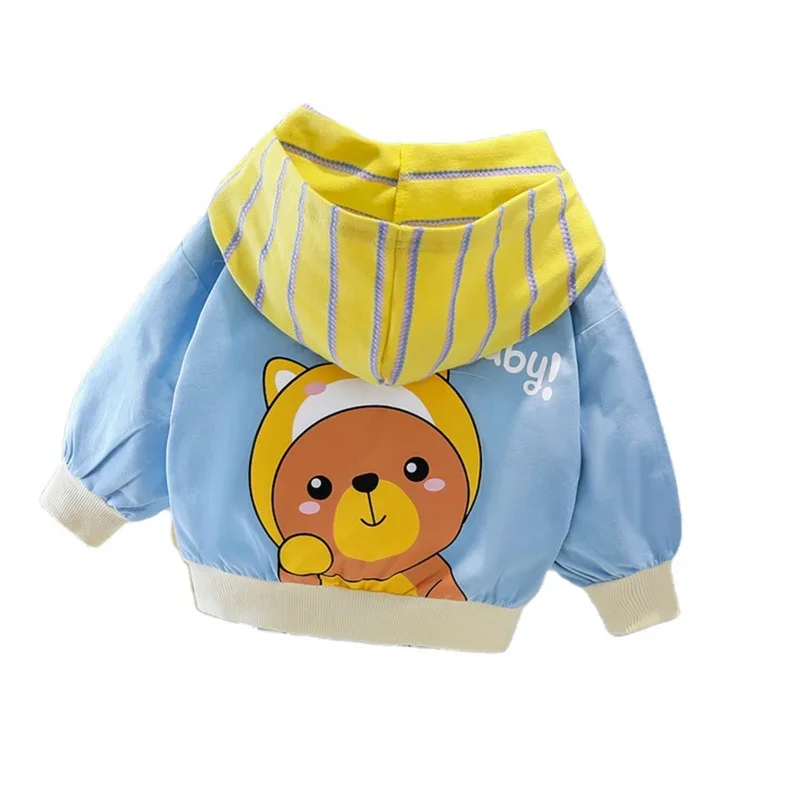 

New Spring Autumn Baby Girls Clothes Fashion Children Hooded Jacket Toddler Casual Costume Infant Boys Clothing Kids Sportswear