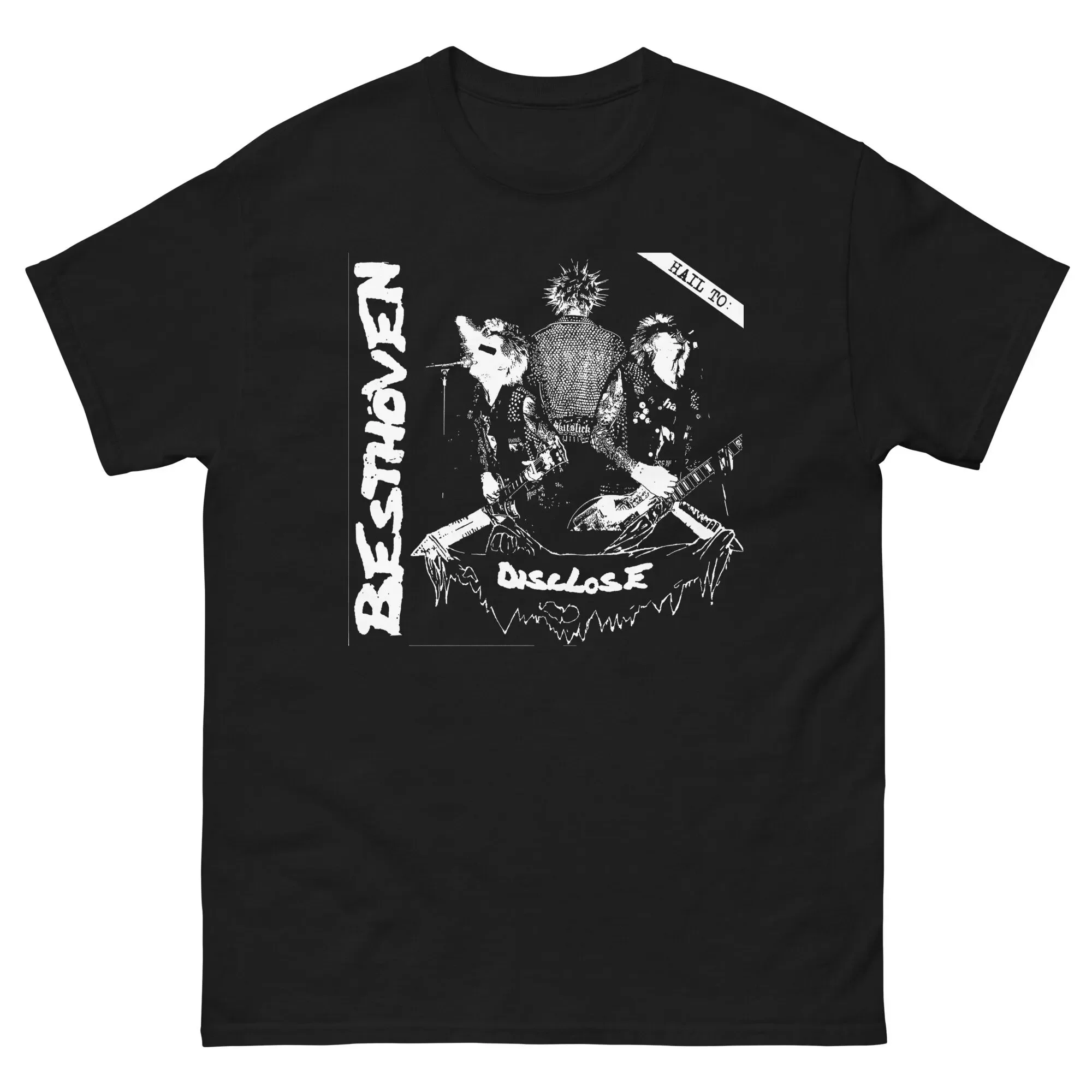 Camiseta Besthoven Discharge: La Verdadera Expresión del Estilo Punk con Desclose