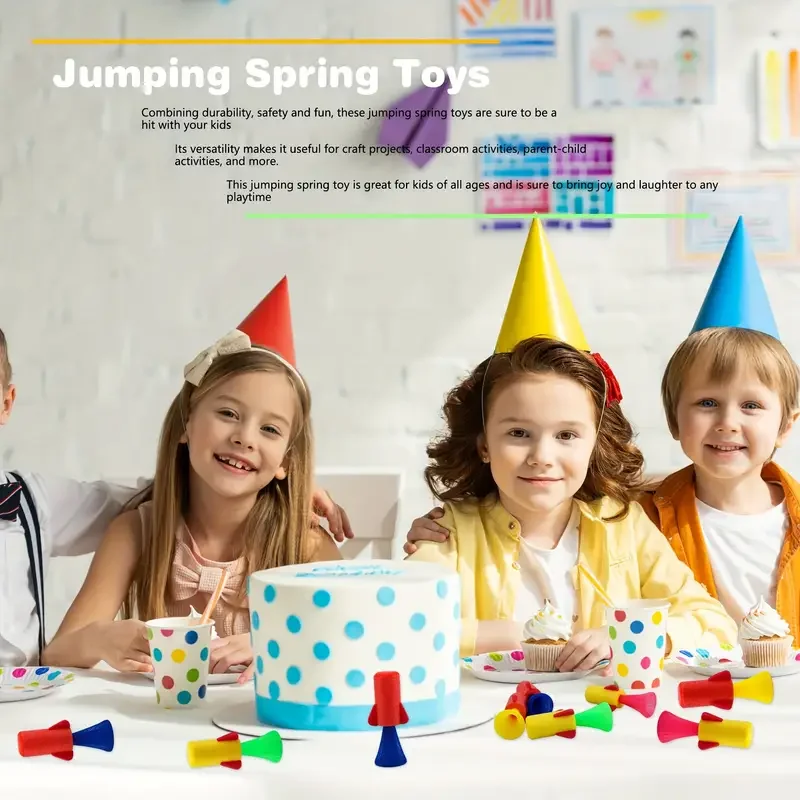 5-20 Buah Mainan Loncatan Tekanan Roket Ketapel 3D untuk Hadiah Pesta Ulang Tahun Anak-anak Pengisi Pinata Hadiah Natal Anak Laki-laki Perempuan