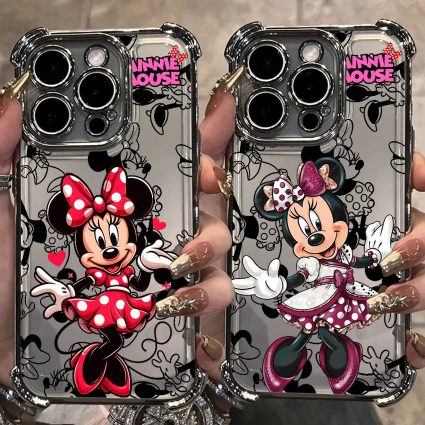 

Disney Minnie Mouse For Samsung Galaxy A56 Clear Case A55 A54 A52 A53 A36 A34 A35 A33 A50 A73 A26 A25 A16 A06 Silver Phone Cover