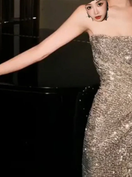 

Элегантное свадебное платье с бисером, женский роскошный утренний халат, платье для свадебной церемонии, нежный стиль, стандартная версия, полиэстер