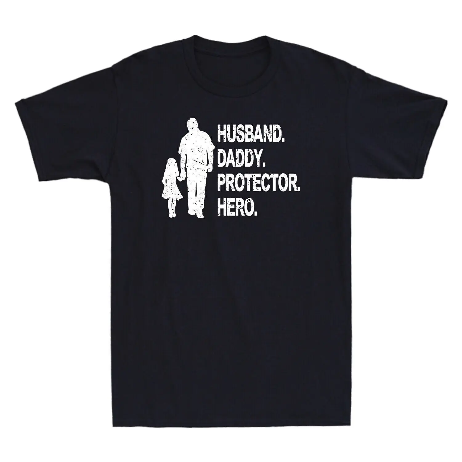 Father's Day Husband Daddy Protector Hero Gift For Dad Vintage Men's T-Shirt Tee